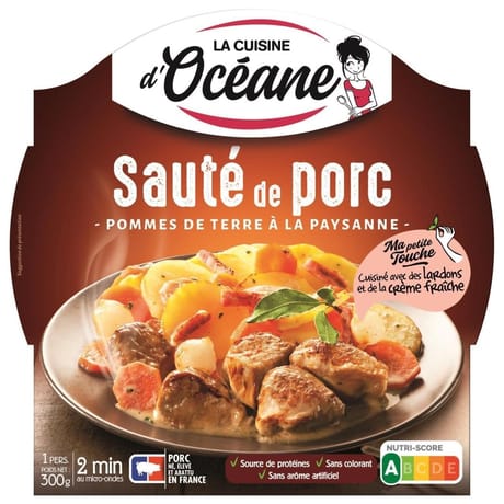 La cuisine d'oceane sauté de porc et pommes de terre à la paysanne 300g