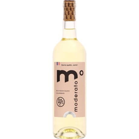 Boisson à Base de Vin Moderato Blanc Sans Alcool 75 cl
