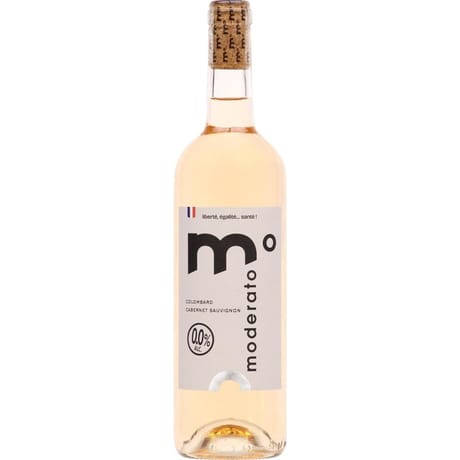 Boisson à Base de Vin Moderato Rosé Sans Alcool 75 cl