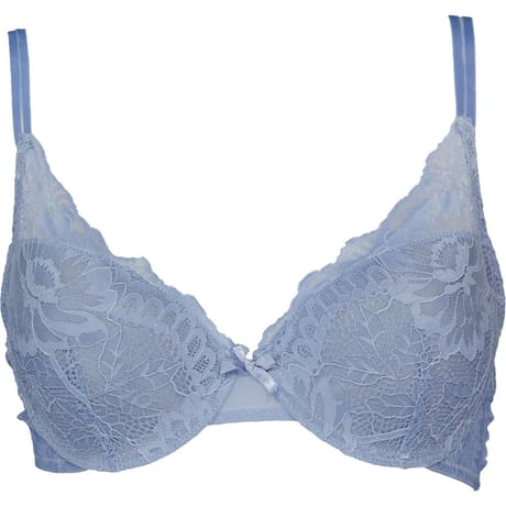 Soutien-gorge coque ligne Aztèque GRIS BLEU 95D