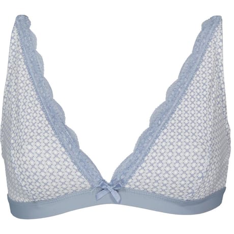 Soutien-gorge triangle sans armature ligne Azthèque GRIS BLEU XL