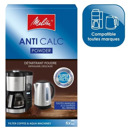 Melitta doses x6 anticalcaire poudre 125g