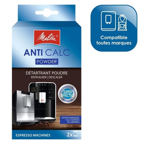 Melitta doses x2 anti calcaire machine espresso 80g