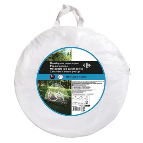 Simpl moustiquaire en dome 180 x 200 x 150 cm blanc