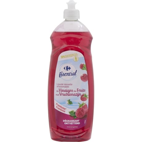 Carrefour essential liquide vaisselle framboise 750ml