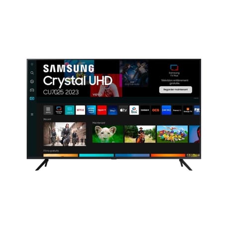 Samsung téléviseur smart tv 4k uhd led 163cm - 65" TU65CU7025KXXC