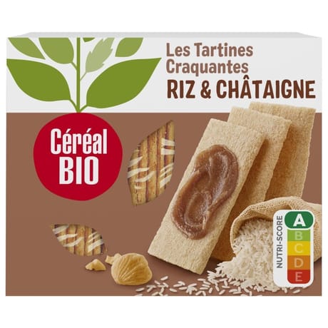 Céréal bio tartines craquantes châtaigne 145g