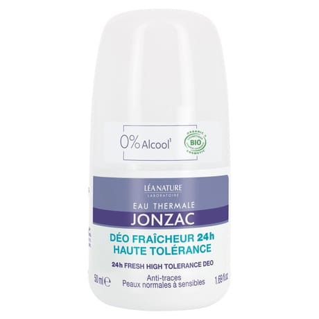 Eau thermale jonzac déodorant hypoallergénique 24h bio 50ml