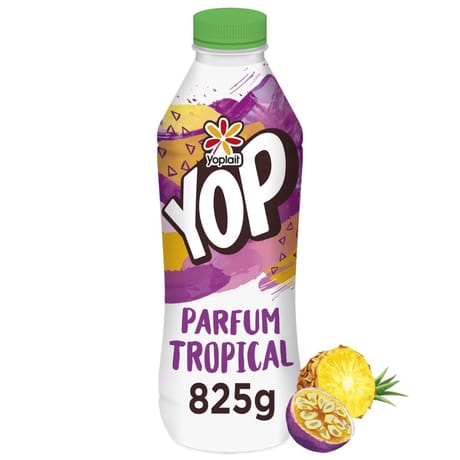 Yop aromatisé tropical & fresh 825g