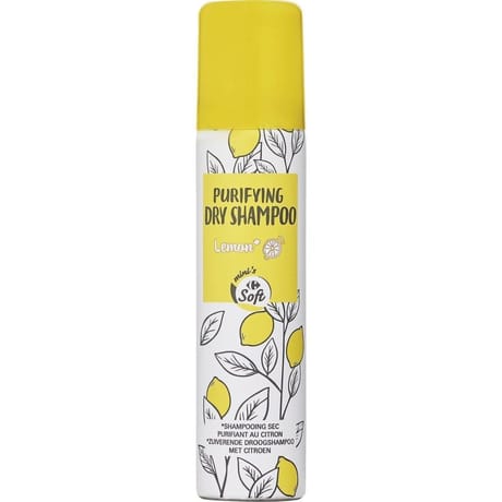 Carrefour soft shampoing sec purifiant au citron 75ml