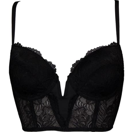 Soutien-gorge coque basque ligne Barry NOIR 100D