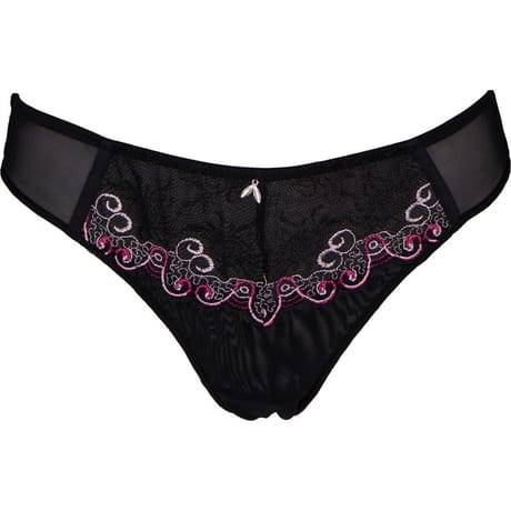Tanga ligne Baya NOIR MULTICO 46/48
