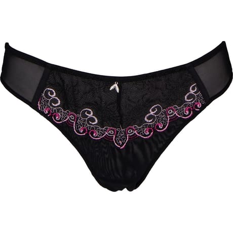 Tanga ligne Baya NOIR MULTICO 42/44