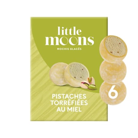 Little Moons 6 mochis pistache 192g