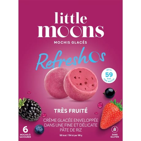 Little Moons 6 mochis refreshos fruits rouges 192g