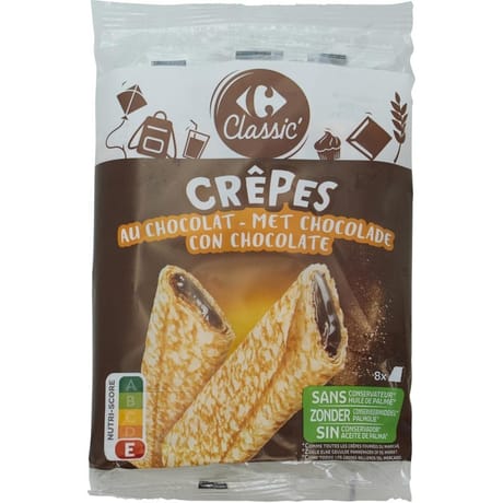 Carrefour classic' crêpes au chocolat 256g