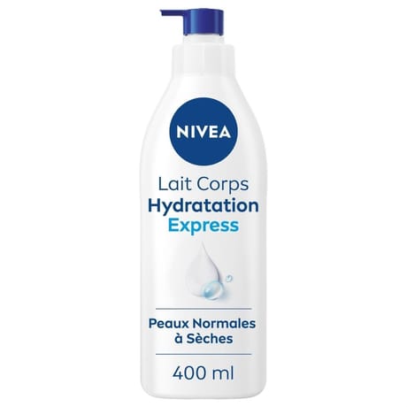 Nivea lait corps hydratation express peaux normales à sèches 400ml