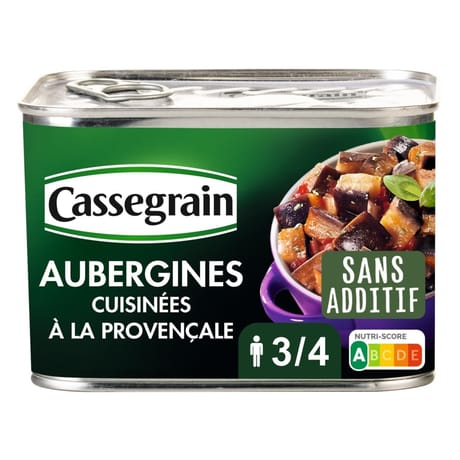 Cassegrain confit d'aubergines 4/4 660g