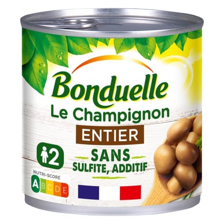 Bonduelle le champignon entier 1/2 230g