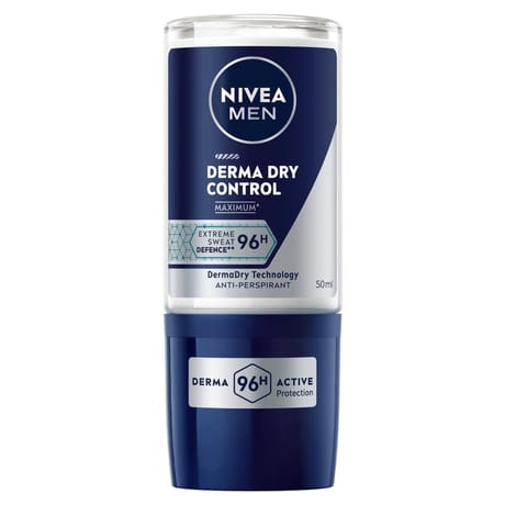 Nivea men anti-transpirant derma dry control maximum 96h 50ml