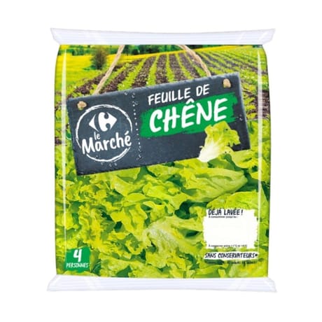 Carrefour le marché salade feuille de chêne 125g