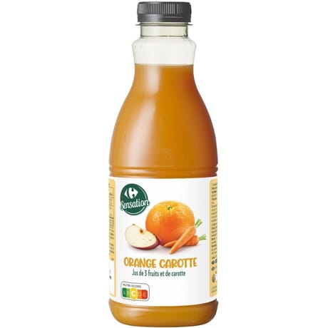 Carrefour sensation jus orange carotte 90cl