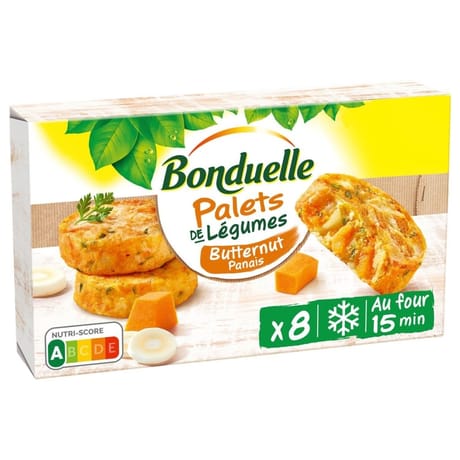 Bonduelle palets butternut et panais 380g