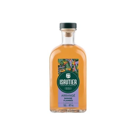 Isautier arrange banane flambee 50cl 40%vol