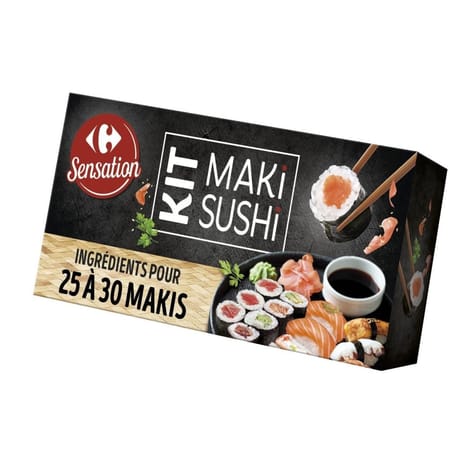 Carrefour sensation kit maki sushi  373g
