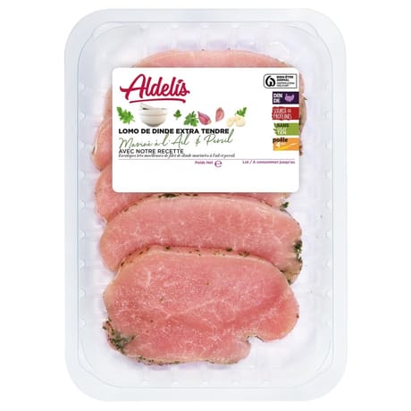 Lomo de dinde à l'ail 350g Aldelis
