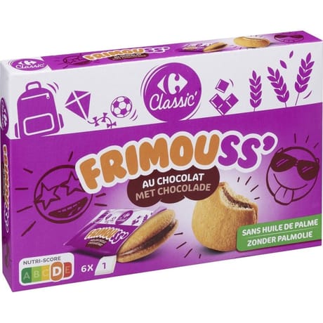 Carrefour classic' biscuits au chocolat 175g