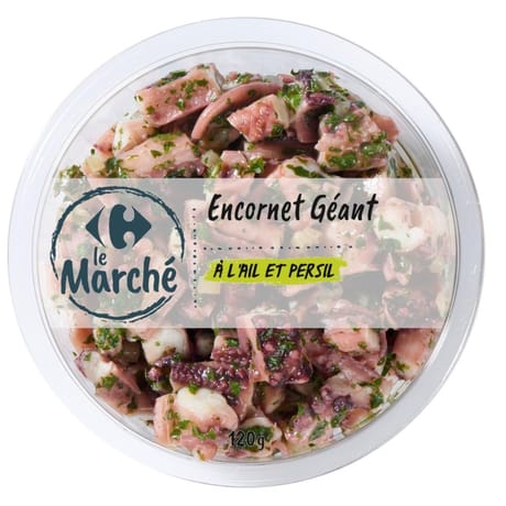 Encornets sauce ail et persil 120g