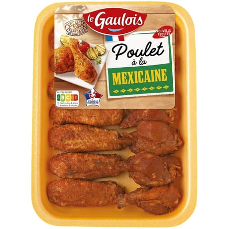 Le Gaulois ailes de poulet découpées à la mexicaine 470g