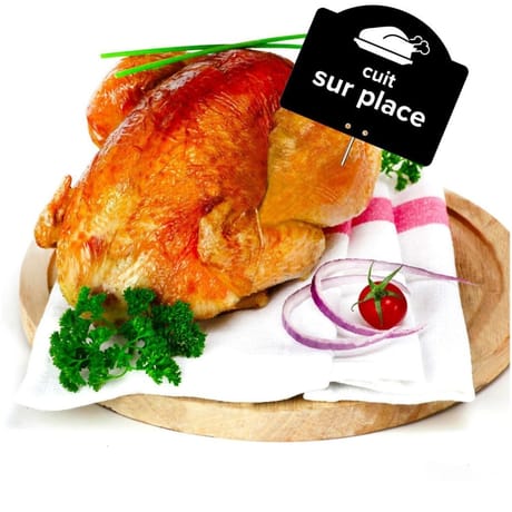 Poulet rôti assaisonné