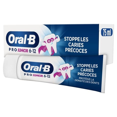Oral-b pro junior dentifrice 6 à 12 ans 75ml