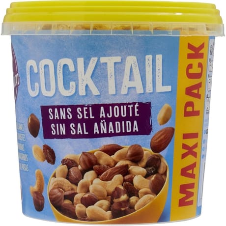 Carrefour sensation mélange fruits à coque et cacahuètes 600g