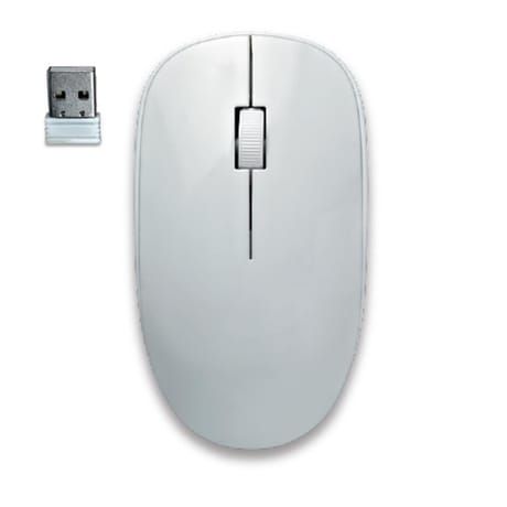 Apm souris optique sans fil usb blanche 200023