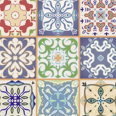 Adhésif carreaux liana 45 cm x 2 mètres