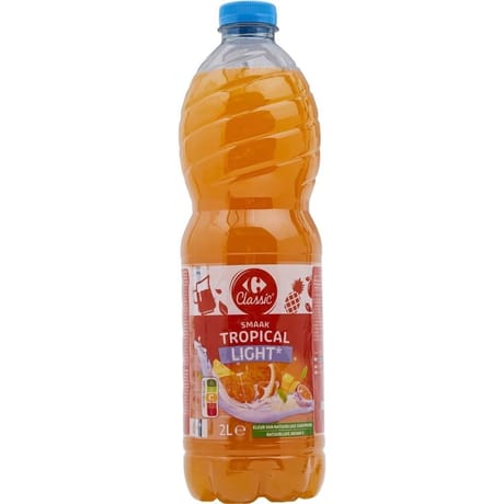 Carrefour classic' boisson tropical light 2l