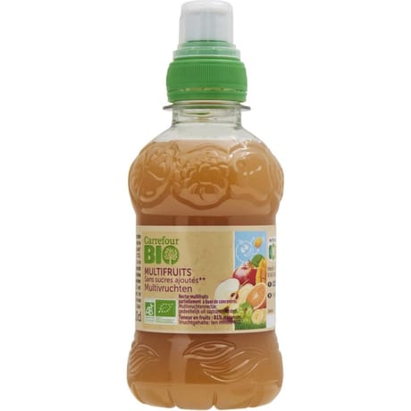 Carrefour bio nectar multifruits à base de concentré 4x20cl