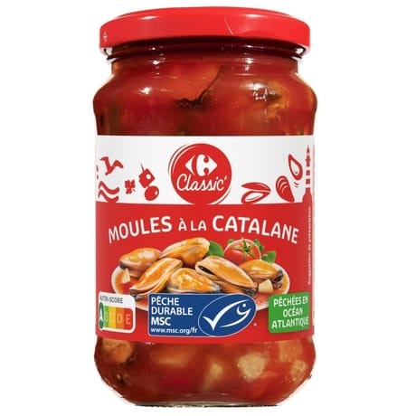 Carrefour classic' moules à la catalane 350g