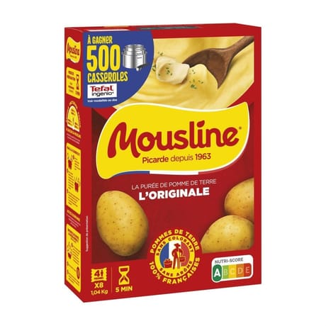 Mousline purée nature format 4 personnes 1040 g