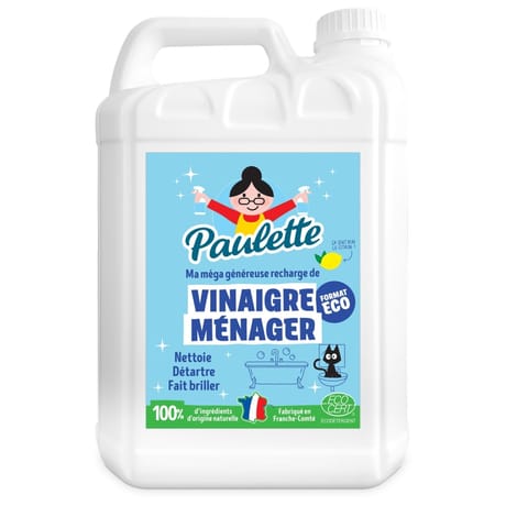 Anti-calcaire au vinaigre ménager citron 5l