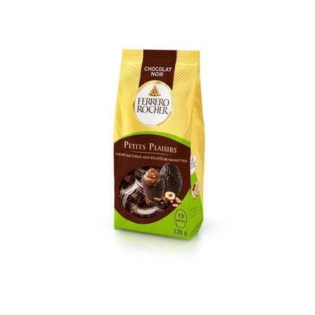 Ferrero rochers petits plaisir au chocolat noir 126g
