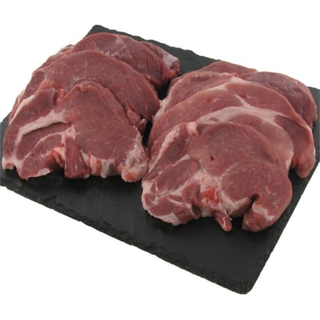 Echine sans os x10 viande porcine