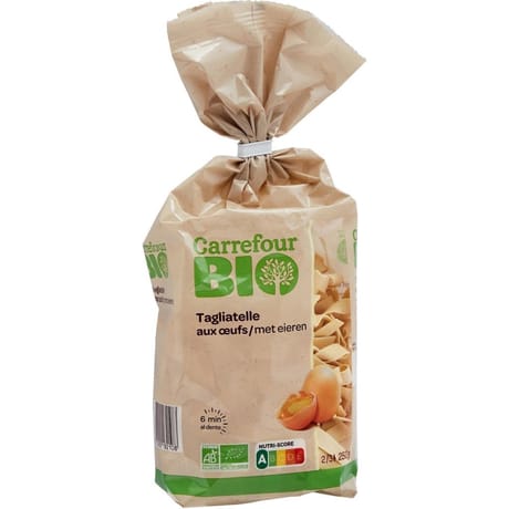 Carrefour bio pâtes tagliatelles bio 250g