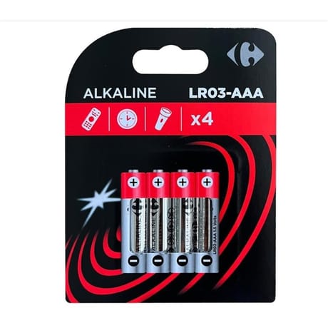 Carrefour 4 piles LR03/AAA classic