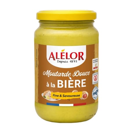 Alélor moutarde d'Alsace à la bière 350g
