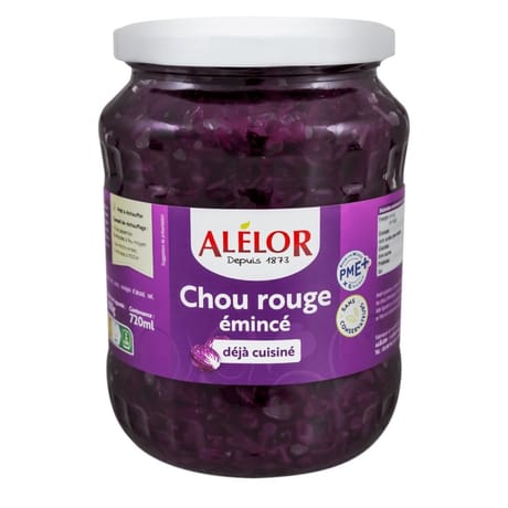 Alelor chou rouge déjà cuisiné 65cl