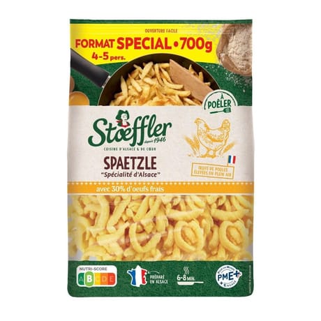 Stoeffler spaetzle à poeler format xxl 700g